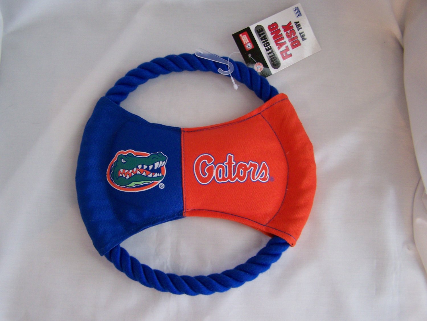 NEW NWT FLORIDA GATORS FLYING DISC DOG TOY