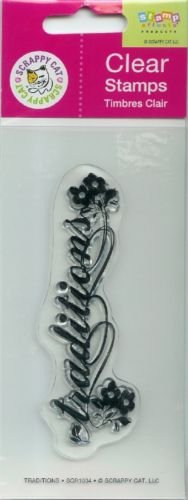 Scrappy Cat Traditions stamp
