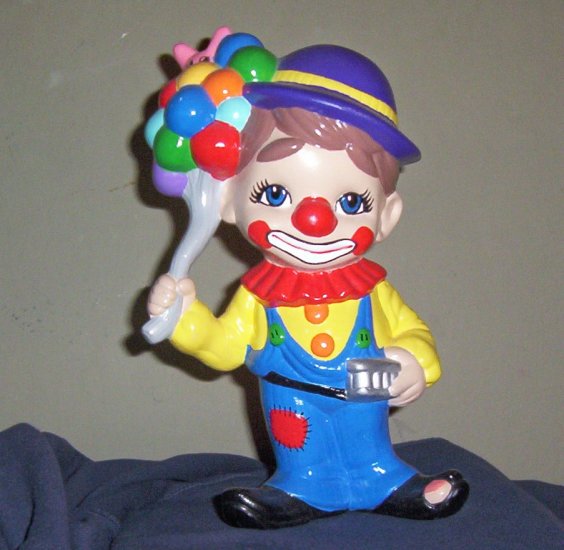 COLORFUL CLOWN DECORATION FOR BABY'S ROOM 12"