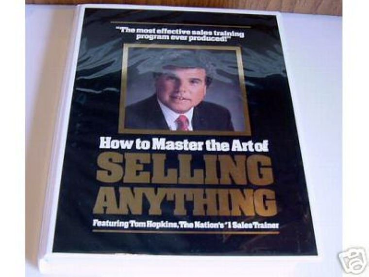 TOM HOPKINS - MASTER THE ART OF SELLING ANYTHING -12 Tapes + 12 CDs - MSRP $195