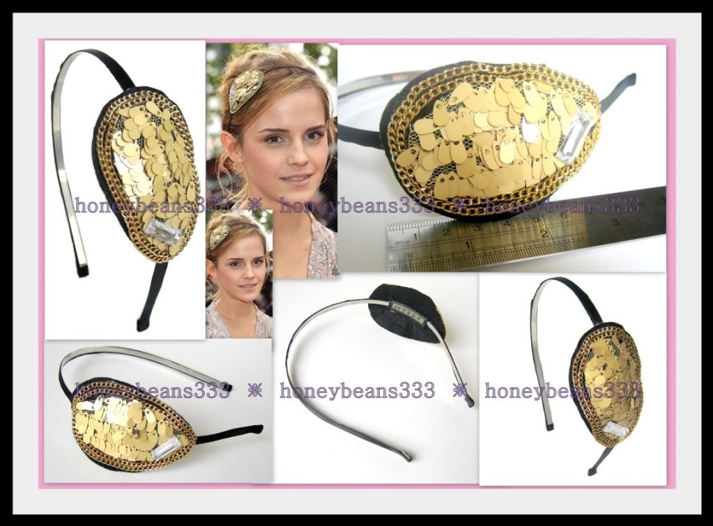 Pretty Hollywood Celebrity Sequin Headband Hairband H2