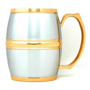 Carlson Barrel Mug (Gold Trimmed - B) G1213