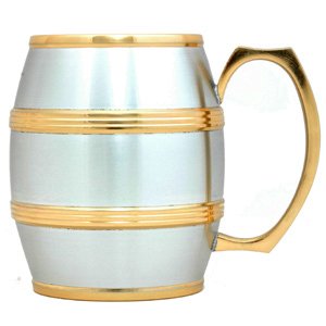 Julian Barrel Mug (Gold Trimmed - Small) G1251