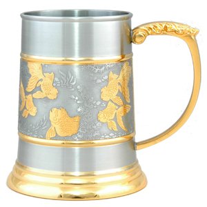 Gold Fish Tankard (Gold Trimmed - A) - G2209