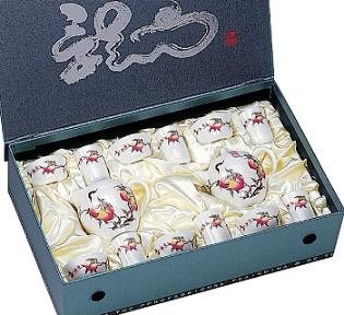 Fortunate Peach Full Tea Set