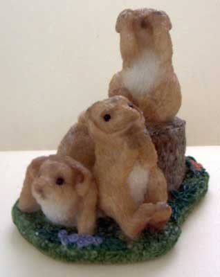Stone Critters : Rabbit No Evil Trio : United Design
