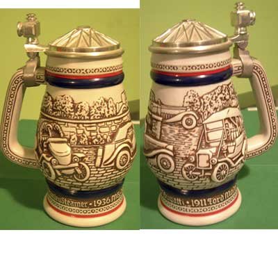 Classic Cars Avon Collector's Stein Raised Lid Design
