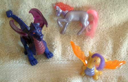 LOT Misc. Toys FANTASY Dragon Unicorn