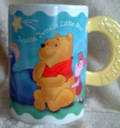 Pooh Mug : Twinkle, Twinkle Little Star : Vintage Mint
