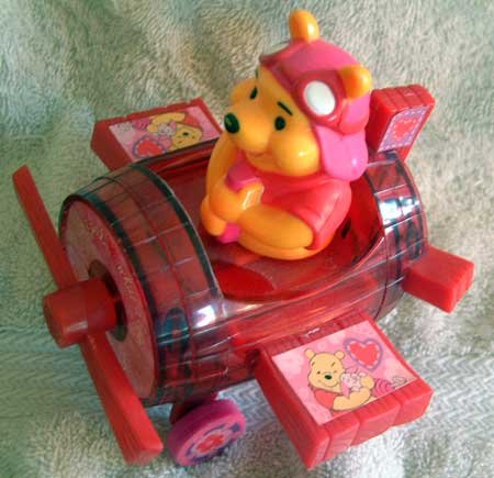POOH Bear Valentines Day Plane Display Condition