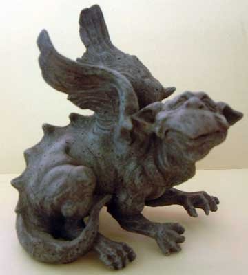 GARGOYLE Computer Monitor / TV Topper #1 Fantasy Goth Gothic