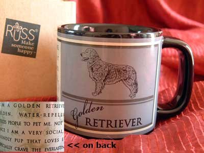 GOLDEN RETRIEVER Dog Russ Coffee Tea MUG Cup NIB