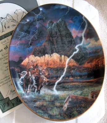 'Summoned Spirits' Native American Hidden Images Bradford Exchange