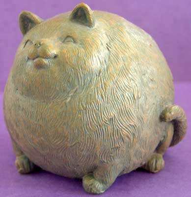 Tubby Buddy Kitty CAT Novelty Animal SILICONE Candle Soap Resin MOLD