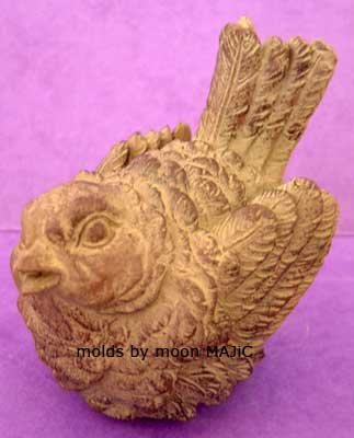 Song BIRD Single Animal SILICONE Candle Soap Resin Plaster Cement MOLD