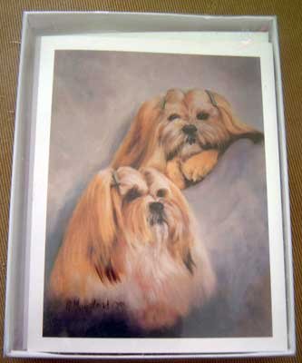 Lhasa Apso #3 Dog Notecards Envelopes Set - Maystead - NEW