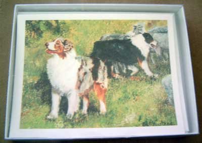 Australian Shepherd #4 Dog Notecards Envelopes Set - Maystead - NEW