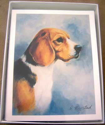 Beagle #3 Dog Notecards Envelopes Set - Maystead - NEW