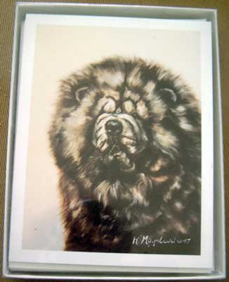 Chow #4 Dog Notecards Envelopes Set - Maystead - NEW