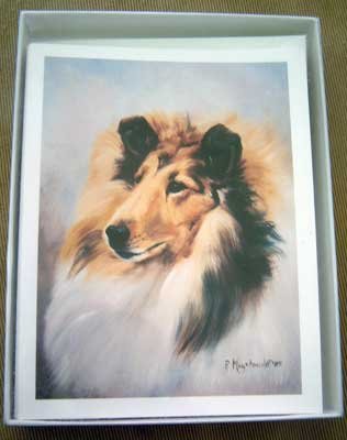 Collie #3 Dog Notecards Envelopes Set - Maystead - NEW