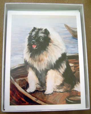 Keeshond #5 Dog Notecards Envelopes Set - Maystead - NEW