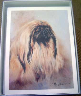 Pekingese #2 Dog Notecards Envelopes Set - Maystead - NEW
