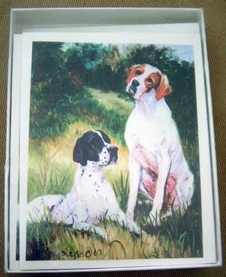 Pointer #3 Dog Notecards Envelopes Set - Maystead - NEW