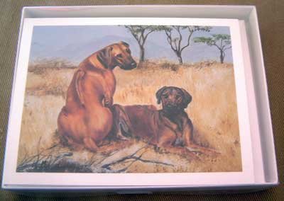 Rhodesian Ridgeback #6 Dog Notecards Envelopes Set - Maystead - NEW
