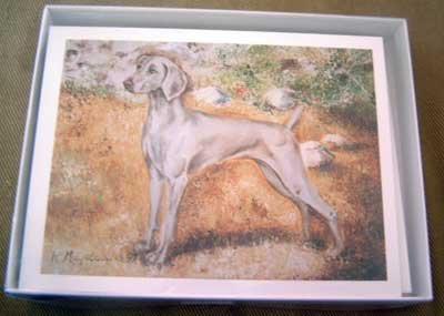 Weimaraner #2 Dog Notecards Envelopes Set - Maystead - NEW