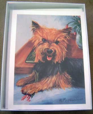 Yorkie Yorkshire Terrier #7 Dog Notecards Envelopes Set - Maystead - NEW
