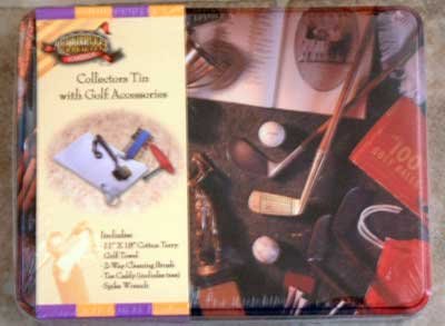 Golf Collector Tin w/ Accessories - NIP Great Gift!