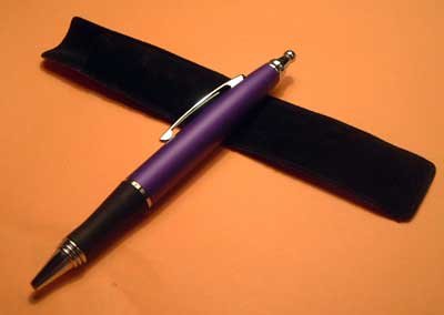 Purple Heavy Weight Writing Pen GIFT Pouch Imprintable NEW