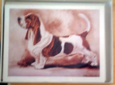 Basset Hound #11 Dog Notecards Envelopes Set - Maystead - NEW