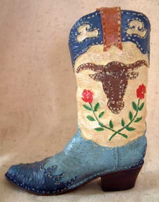 COWBOY BOOT (#1) Detailed! SILICONE Candle Soap Resin MOLD