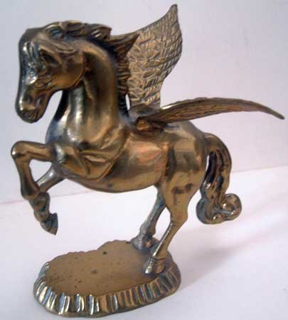 Pegasus Fantasy Solid Brass Vintage Figurine