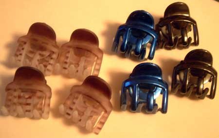 Hair Claw Clips - Set of 8 - NEW