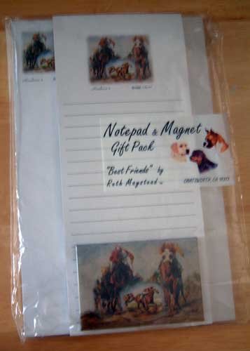 Horse Race Note/Magnet Gift Set (b) Maystead - NIP