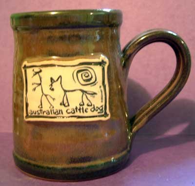 Australian Cattle Dog Cavern Canine Breed Stoneware Mug McCartney NEW