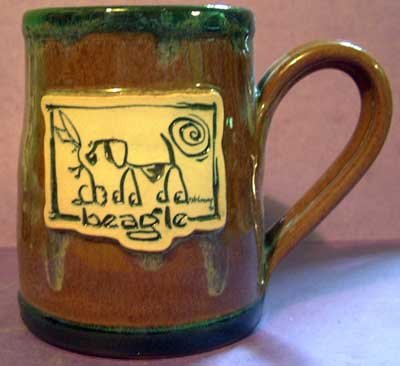 Beagle Cavern Canine Dog Breed Stoneware Mug Cup McCartney - NEW