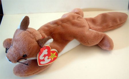 Ty Beanie Beenie Baby SLY FOX Retired Collectible