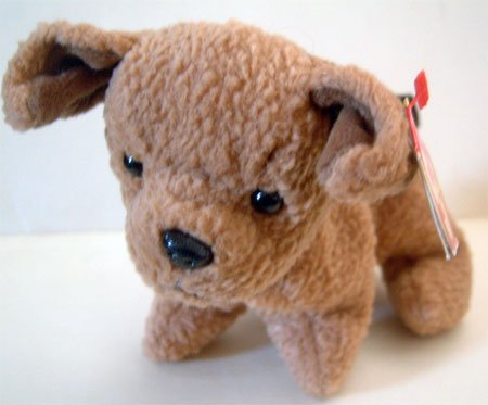 Ty Beanie Beenie Baby TUFFY DOG Retired Collectible