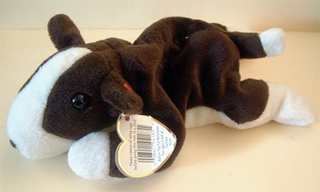 Ty Beanie Beenie Baby BRUNO DOG Retired Collectible