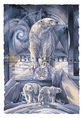 Jody BERGSMA Art Card Print : In Following Dreams...Destiny Is Found