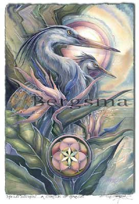 Jody BERGSMA Art Card Print : Held Within A Circle Of Grace