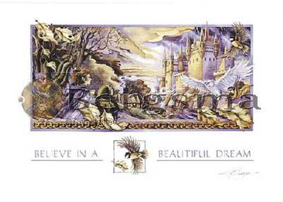 Jody BERGSMA Art Card Print : Believe in a Beautiful Dream