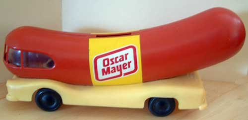 Weinermobile Oscar Mayer Weiner Promotion Vintage Bank