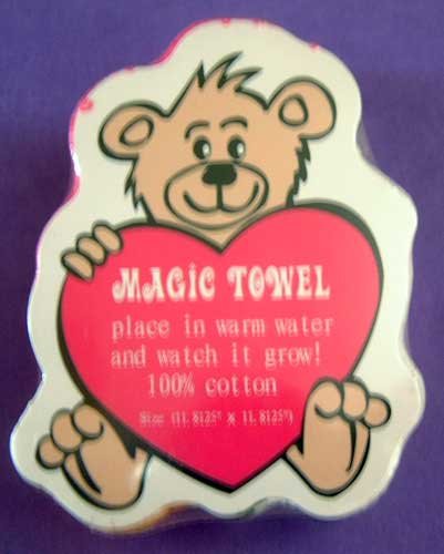 Bear & Heart Love Magic Towel