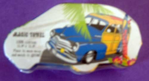 Woody Car Surf Board Magic Towel