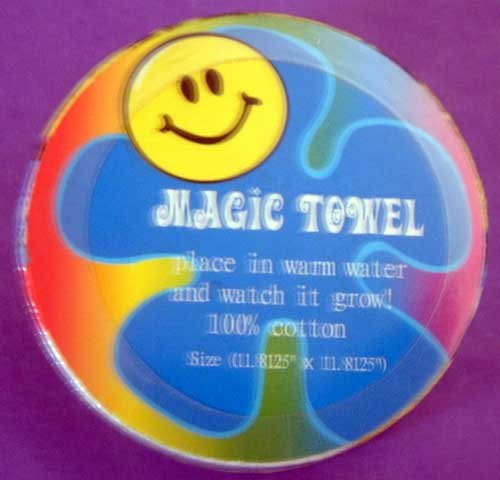 Smiley Face Groovy Magic Towel