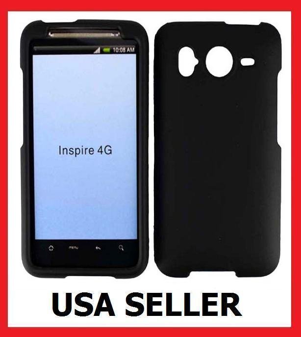 HTC Inspire 4G Faceplate Hard Cover Case BLACK
